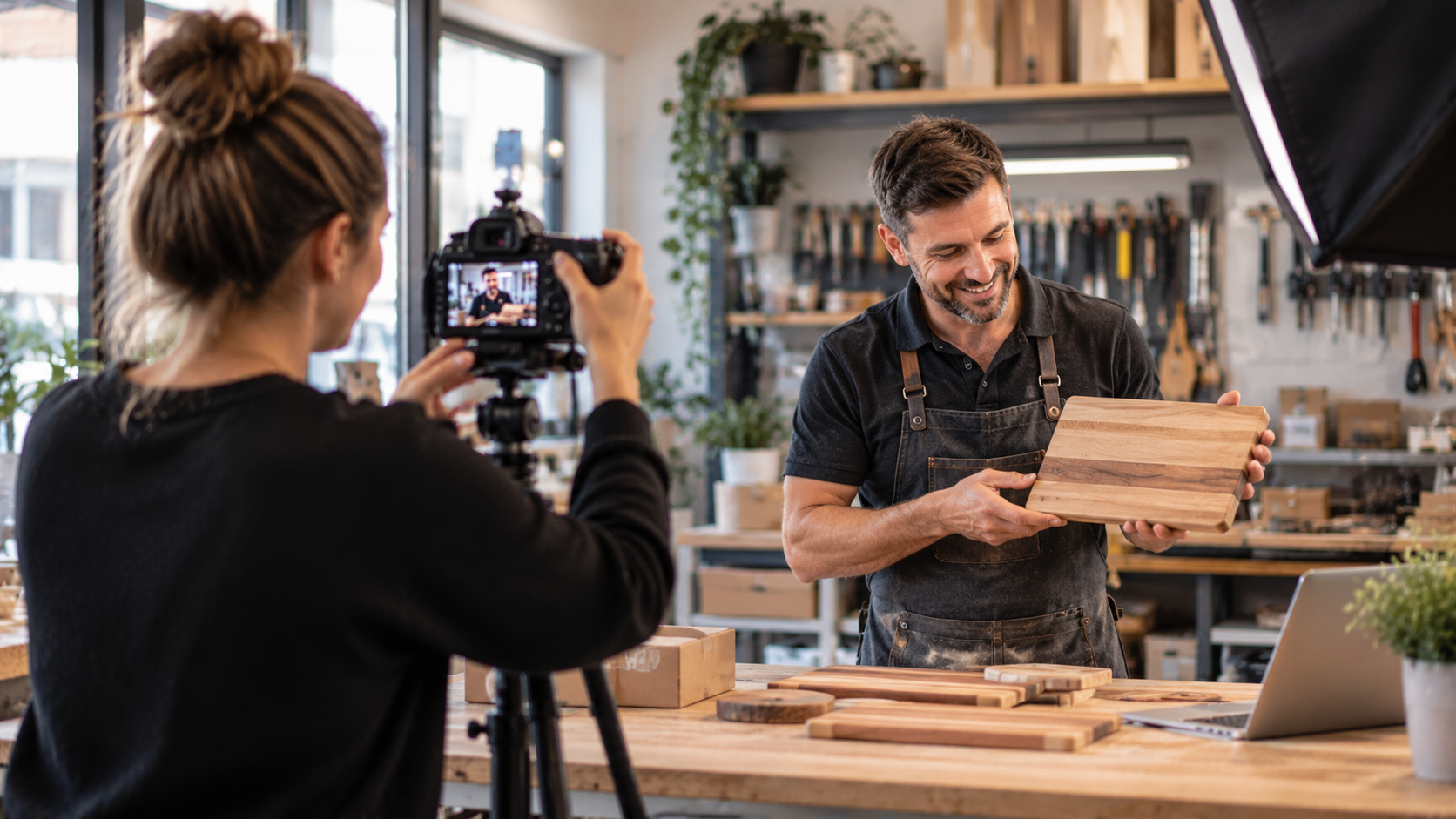 Content-Shooting im Betrieb